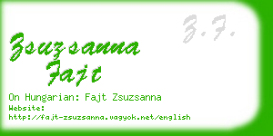 zsuzsanna fajt business card